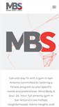 Mobile Screenshot of mbsfitness.net